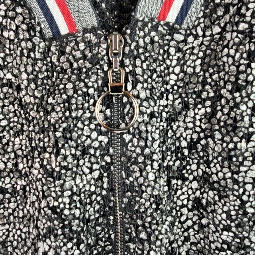 Zoe By Michael Phillips Jacket XXL Black & Silver - Picture 10 of 11